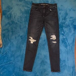 American Eagle dark blue jeans